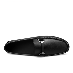 Men’s Summer Leather Loafers Slip-On Casual Office Shoes