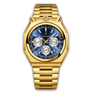 POEDAGAR Luxury Men's Quartz Watch with Chronograph and Luminous