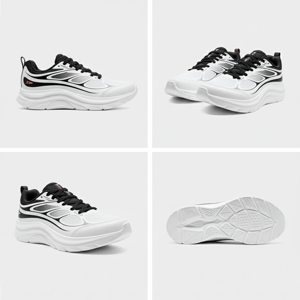 Lightweight Breathable Running Shoes with Cushioning and Durable Grip