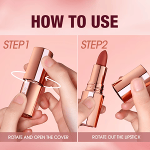 Long-Lasting Waterproof Matte Lipstick with Velvet Finish O.TWO.O - Women's Lips 4