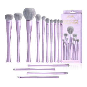 Jessup Luxury Purple Professional Vegan Brush Set for Full Makeup Jessup - Women's Makeup Accessories