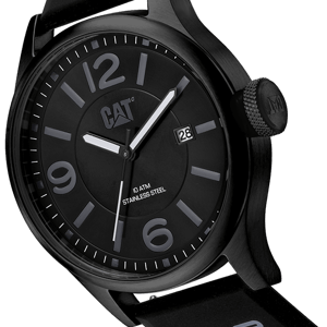 Sleek Caterpillar DIAM Watch with Date Display - QB.161.21.131 Sleek Caterpillar DIAM Watch with Date Display - QB.161.21.131