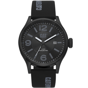 Sleek Caterpillar DIAM Watch with Date Display - QB.161.21.131 CAT - Men's Dress Watches