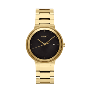 Seiko Essentials Quartz Men's Watch with Black Dial SUR488 Seiko - Men's Dress Watches