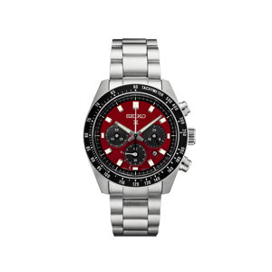 Seiko Prospex Speedtimer Solar Chronograph Red Dial Watch SSC927 Seiko - Men's Dress Watches