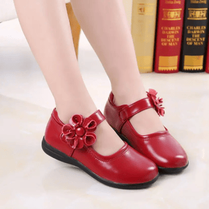 Leather Bow Knot Girls School Shoes for Weddings and Parties Leather Bow Knot Girls School Shoes for Weddings and Parties