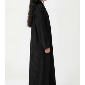 Msquare Fashion Girls Abstract Print Abaya with Matching Chiffon Headscarf