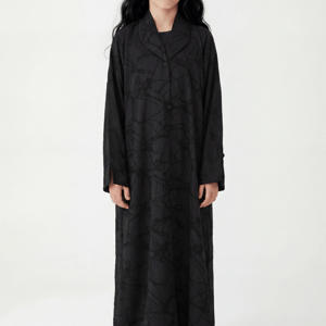 Msquare Fashion Girls Abstract Print Abaya with Matching Chiffon Headscarf