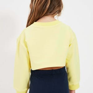 10_org_zoom Girl's Knitted Slim Sweatshirt - Hoodies & Sweatshirts 139