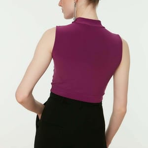 10_org_zoom High Neck Knitted Crop Top - Cropped Tops 19