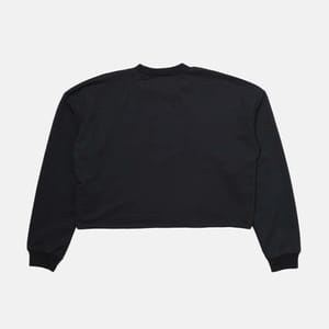 Crop Printed Sweatshirt - Sweatshirts 38