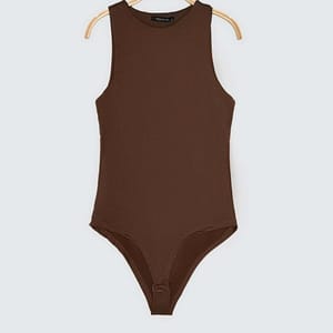 Crew Neck Knitted Body - Sleeveless Tops 49