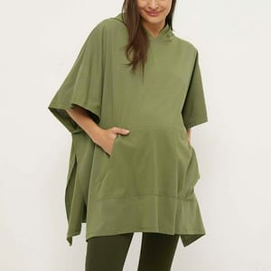 Pocket Detail Hooded Maternity Dress Sweatshirt