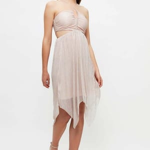 Asymmetric Cut Out Detail Dress