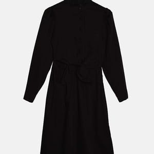 1_org_zoom Cut Out Tie Detail Dress - Midi Dresses 32