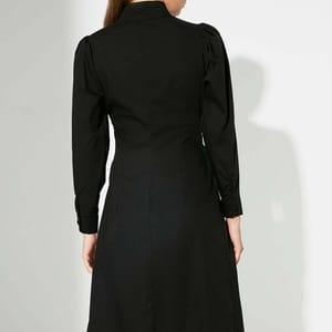 1_org_zoom Cut Out Tie Detail Dress - Midi Dresses 34