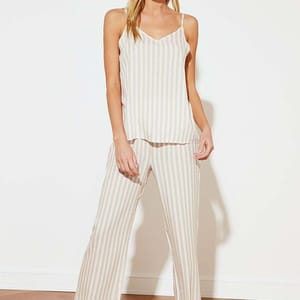 Women's Striped Pyjama Set