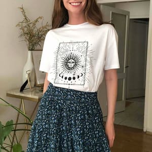 Floral Print Mini Skirt - Mini Skirts 41