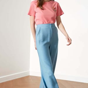 High Waist Wide Leg Pant - Formal Pants 70