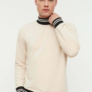 Stripe Detail Sweatshirt