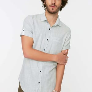 Fillet Pocket Slim Fit Shirt