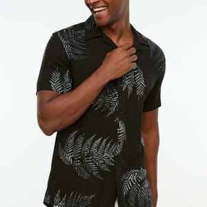 Men's Regular Fit Patterned Shirt