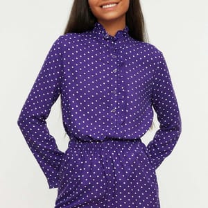 Polka Dot Shirt & Shorts Set