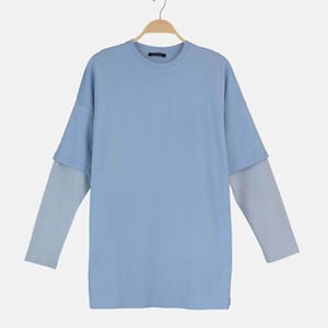 2_org_zoom-245.jpg Crew Neck Double Sleeve Detail Tunic - Tunics 26