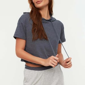 Hooded T-Shirt & Short Women's Set