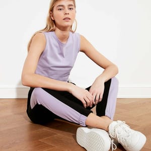 Crop Tank Top & Joggers Set - Co-ord Sets 39