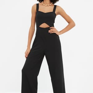 Strappy Cut Out Detail Jumpsuit