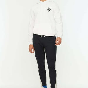 Color Block Cuffed Sweatpants
