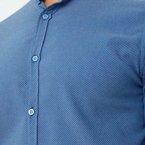 Slim Fit Classic Collar Long Sleeve Shirt - Long Sleeves Shirts 36