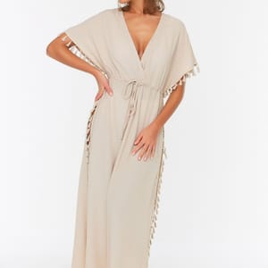 Tasseled Maxi Dress - Maxi Dresses 21