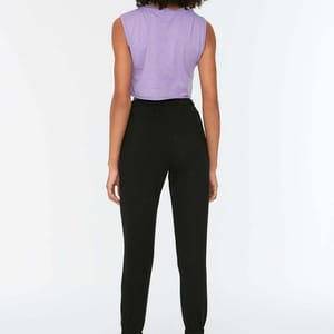 Crop Tank Top & Joggers Set - Co-ord Sets 37