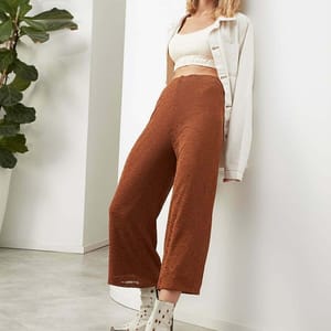 Wide Leg Ankle Pants - Trousers 17