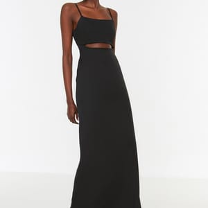 3_org_zoom Side Split Cut Out Detail Dress - Party Dresses 21