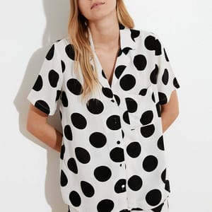 Women's Polka Dot Shorts Set - Co-ord Sets 26