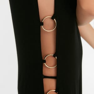 Side Split Strappy Knitted Dress - Party Dresses 22