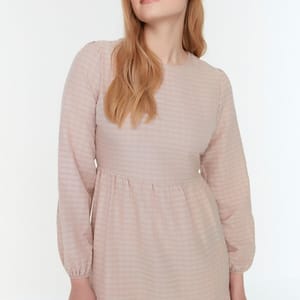 Balloon Sleeve Tiered Dress - Maxi Dresses 22