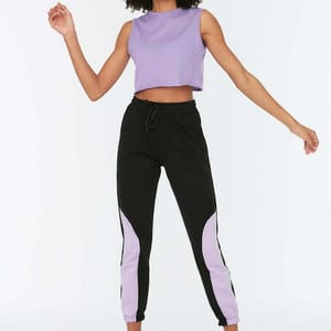 Crop Tank Top & Joggers Set - Co-ord Sets 33