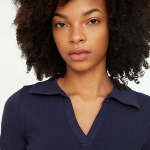 V-Neck Crop Knitted Top - Short Sleeve Tops 17