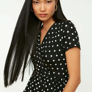 Polka Dot Skater Dress - Mini Dresses 23