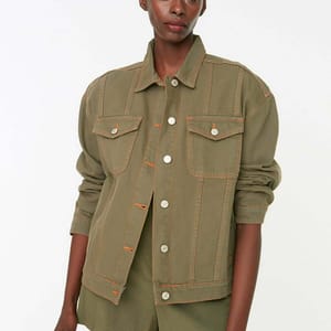 Solid Bomber Jacket - Denim Jackets 20