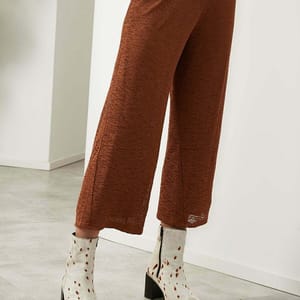Wide Leg Ankle Pants - Trousers 18