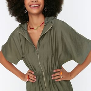 4_org_zoom Zip Detail Knitted Playsuit - Playsuits 17