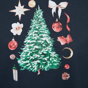 Crop Printed Sweatshirt - Sweatshirts 32