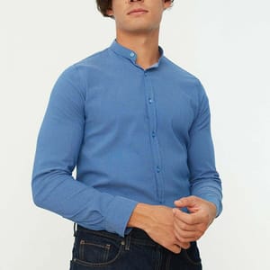 Slim Fit Classic Collar Long Sleeve Shirt - Long Sleeves Shirts 35