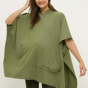 4_org_zoom Pocket Detail Hooded Maternity Dress Sweatshirt - Maternity Dresses 18