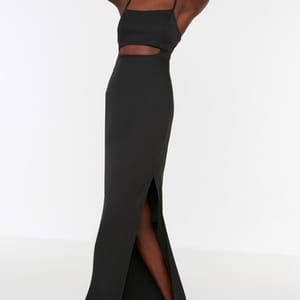 4_org_zoom Side Split Cut Out Detail Dress - Party Dresses 22